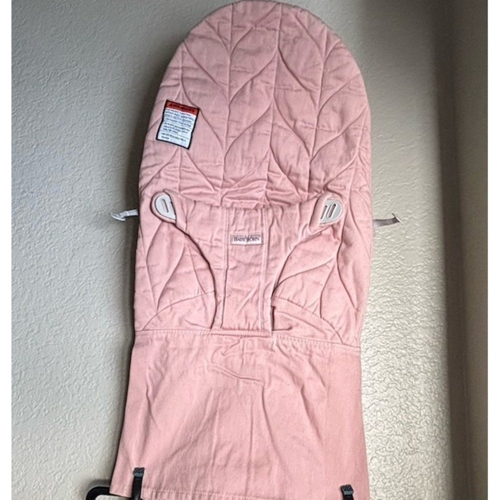 Babybjörn Fabric Seat for Bouncer, Mesh, Dusty Pink